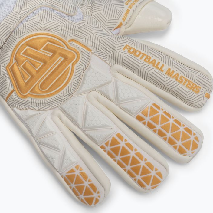 Football Masters Voltage Plus NC v 4.0 bielo-zlaté brankárske rukavice 1171-4 3