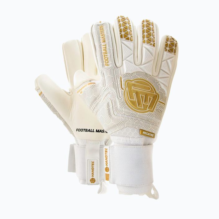 Football Masters Voltage Plus NC v 4.0 bielo-zlaté brankárske rukavice 1171-4 4
