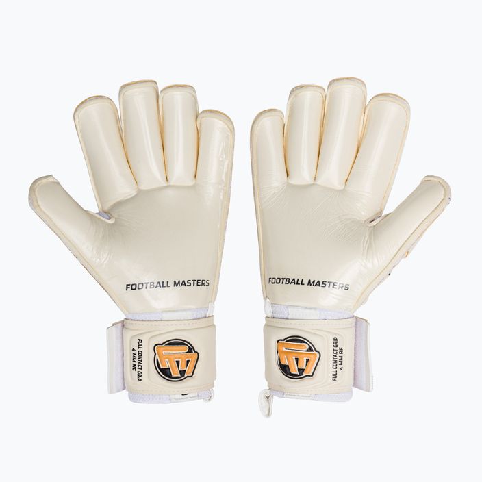 Football Masters Full Contact RF brankárske rukavice v4. white 1235 2