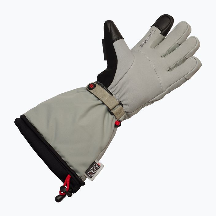 Vyhrievané lyžiarske rukavice Glovii GS8 šedé 3