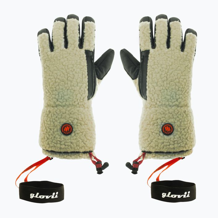 Glovii GS3 béžové vyhrievané rukavice