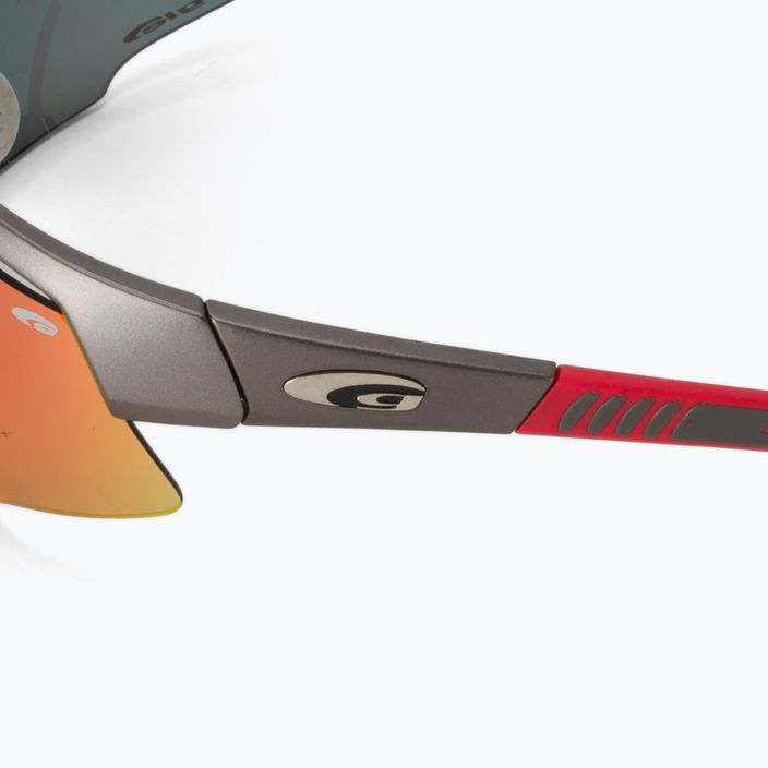 Cyklistické okuliare GOG Falcon Xtreme šedo-červené E863-2 5