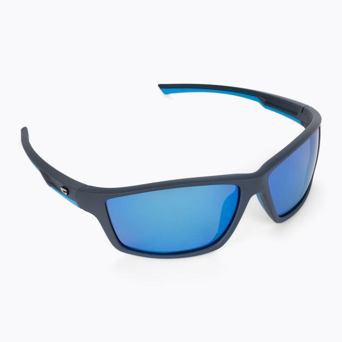 Slnečné okuliare GOG Spire matné šedé/modré/polychromatické bielo-modré E115-3P