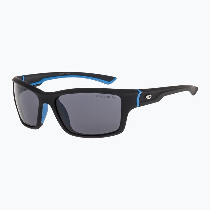 Outdoorové slnečné okuliare GOG Alpha matné čierne / modré / dymové E206-2P 5