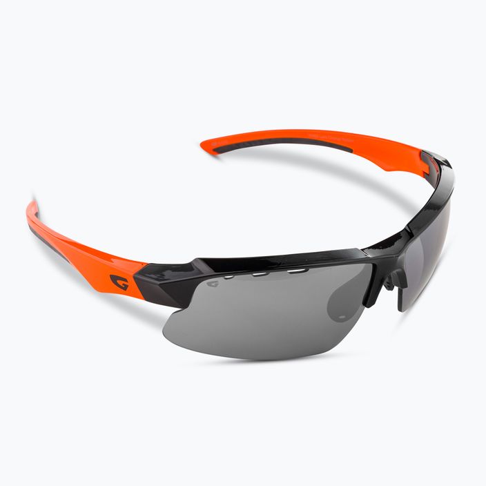 Slnečné okuliare GOG Faun black/orange/flash mirror 2