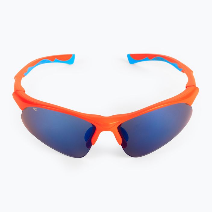 GOG Balami matné neónovo oranžové / modré / modré zrkadlové detské cyklistické okuliare E993-3 3