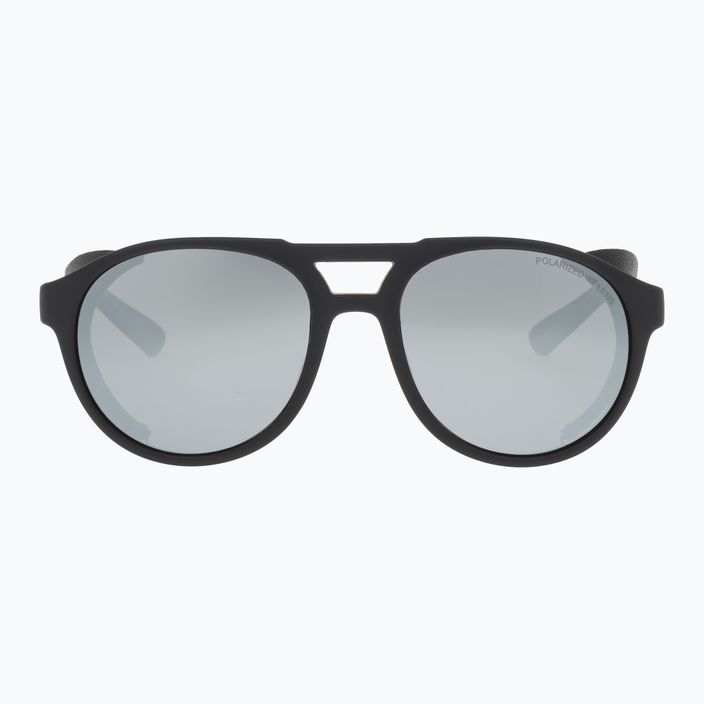 Slnečné okuliare GOG Nanga matná čierna / strieborné zrkadlo E410-1P 7