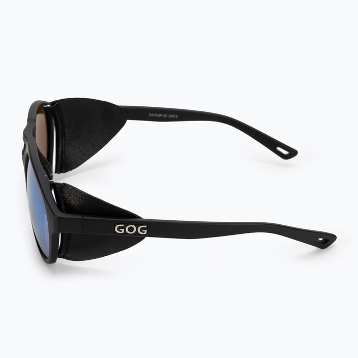 Slnečné okuliare GOG Nanga matná čierna / polychromatická bielo-modrá E410-2P 4