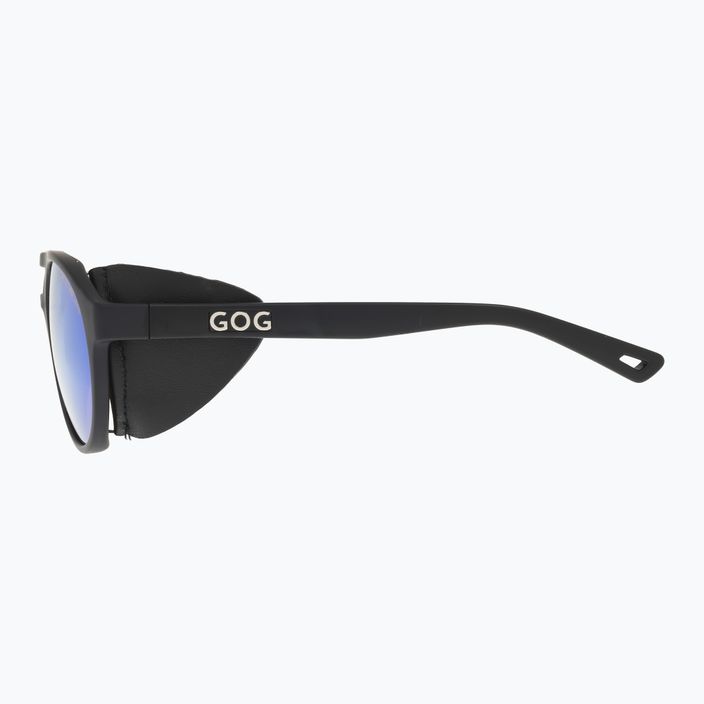 Slnečné okuliare GOG Nanga matná čierna / polychromatická bielo-modrá E410-2P 8