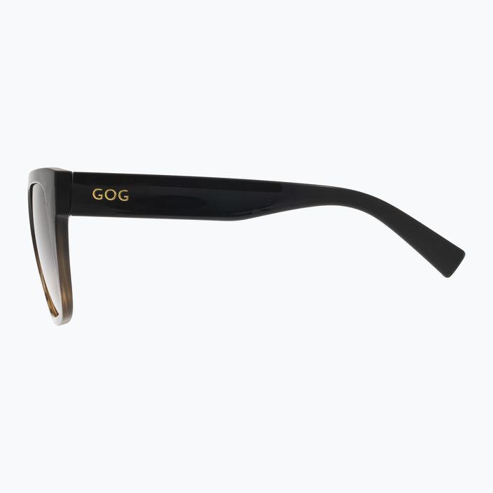 Dámske slnečné okuliare GOG Hazel fashion black / brown demi / gradient smoke E808-1P 8