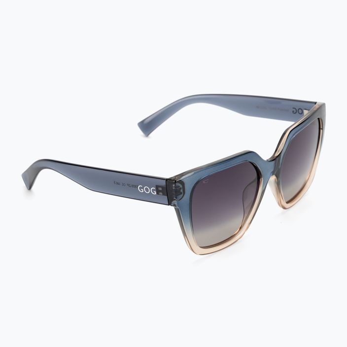 Dámske slnečné okuliare GOG Hazel fashion cristal grey / brown / gradient smoke E808-2P