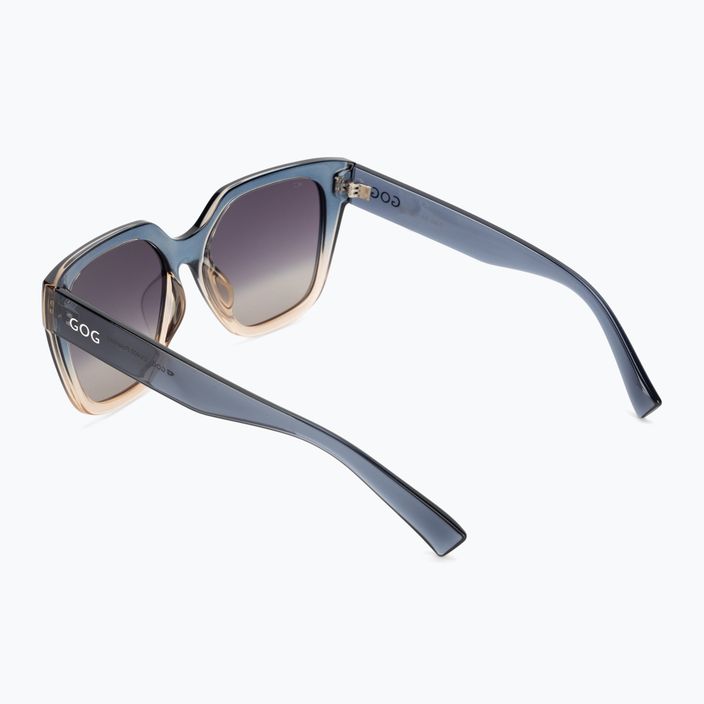 Dámske slnečné okuliare GOG Hazel fashion cristal grey / brown / gradient smoke E808-2P 2