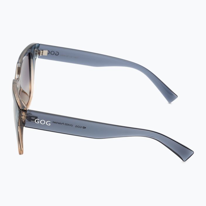 Dámske slnečné okuliare GOG Hazel fashion cristal grey / brown / gradient smoke E808-2P 4
