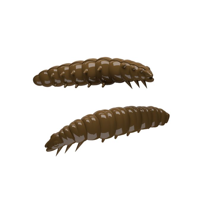 Libra Lures Larva Krill hnedá gumová nástraha LARVAK35 2