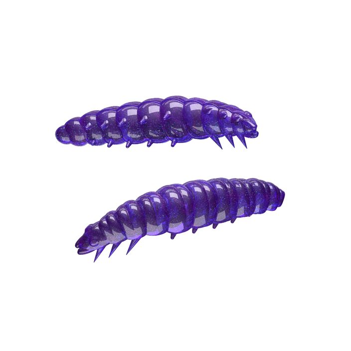 Libra Lures Larva Krill fialová s trblietkami LARVAK35 gumová nástraha 2
