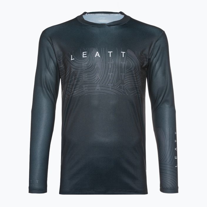 Pánske cyklistické tričko Leatt MTB Gravity 3.0 s dlhým rukávom čierne 6