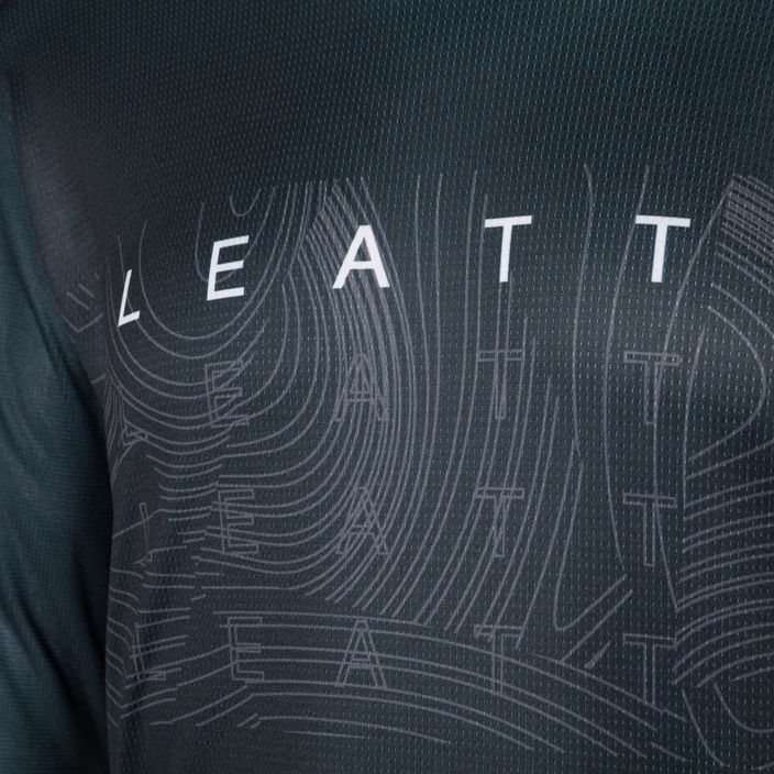 Pánske cyklistické tričko Leatt MTB Gravity 3.0 s dlhým rukávom čierne 8