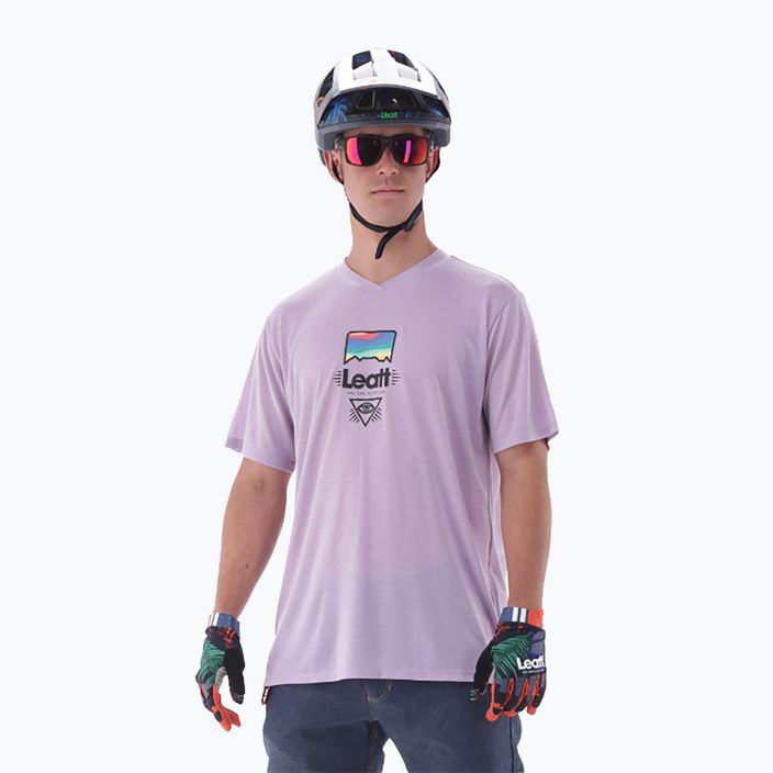 Pánsky cyklistický dres Leatt MTB Gravity 1.0 lavender