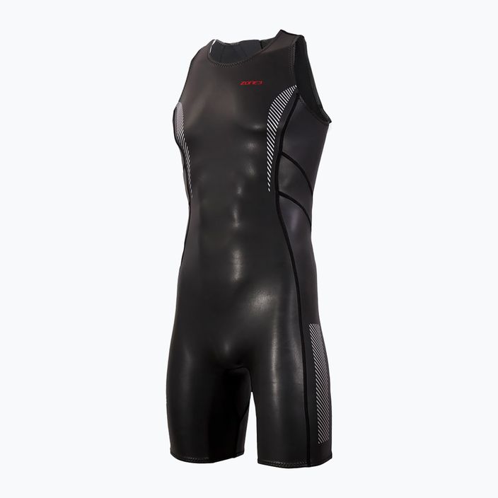 Pánsky triatlonový neoprén ZONE3 Kneeskin black/red