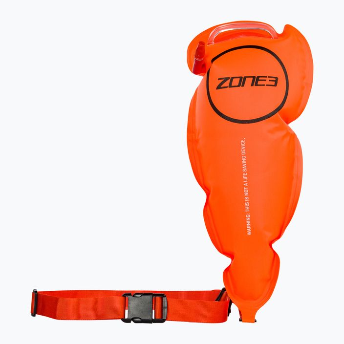 Bezpečnostná bójka ZONE3 Swim Safety Belt With Tow Float Pouch hi-vis orange