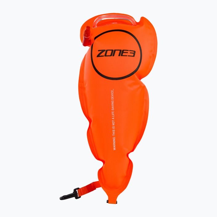 Bezpečnostná bójka ZONE3 Swim Safety Belt With Tow Float Pouch hi-vis orange 3