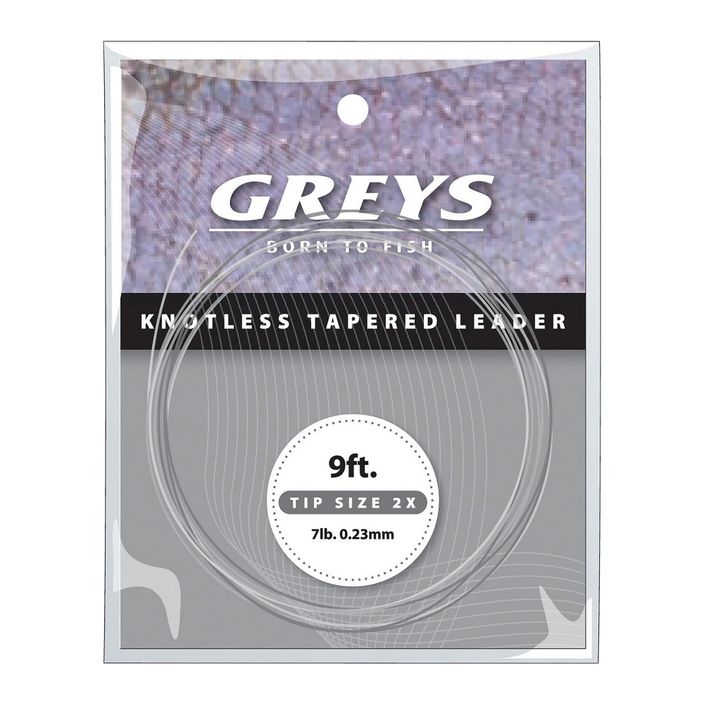 Greys Greylon Knotless Tapered Leader spinning leader číry 1326005 2