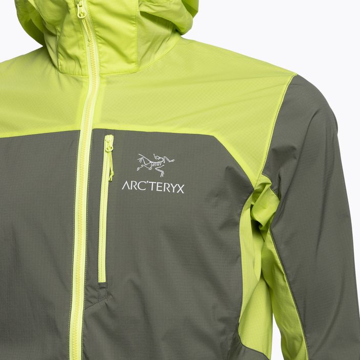 Arc'teryx Squamish Hoody pánska vetrovka zelená/žltá X000007411011 3