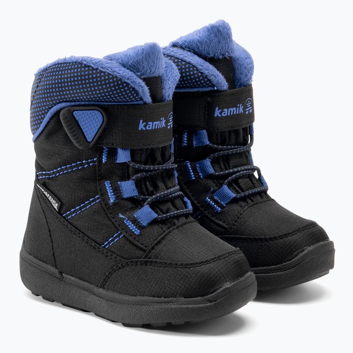Detské trekové topánky Kamik Stance2 black/blue 4