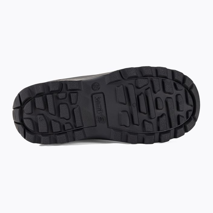 Detské trekové topánky Kamik Finley2 black/charcoal 5