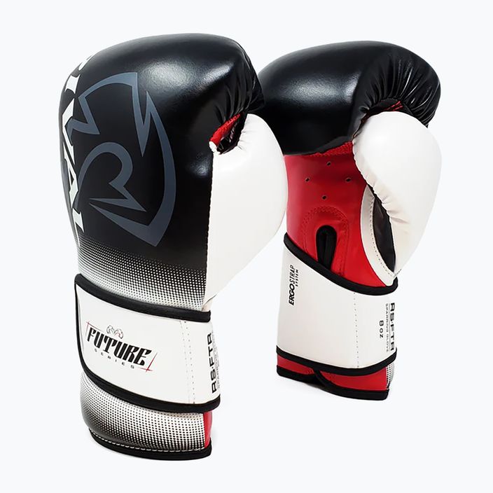 Boxerské rukavice Rival RS-FTR Future Sparring čierna/biela/červená 7