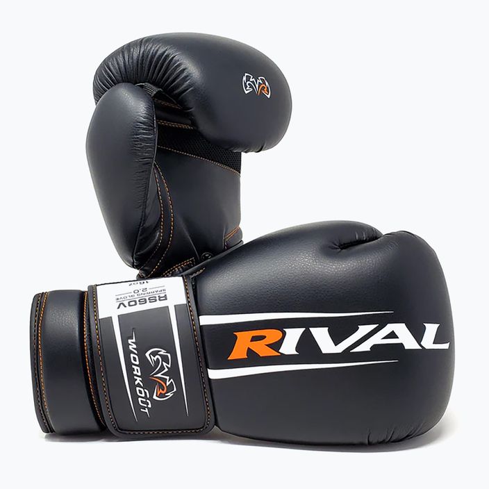 boxerské rukavice Rival Workout Sparring 2.0 čierne 6