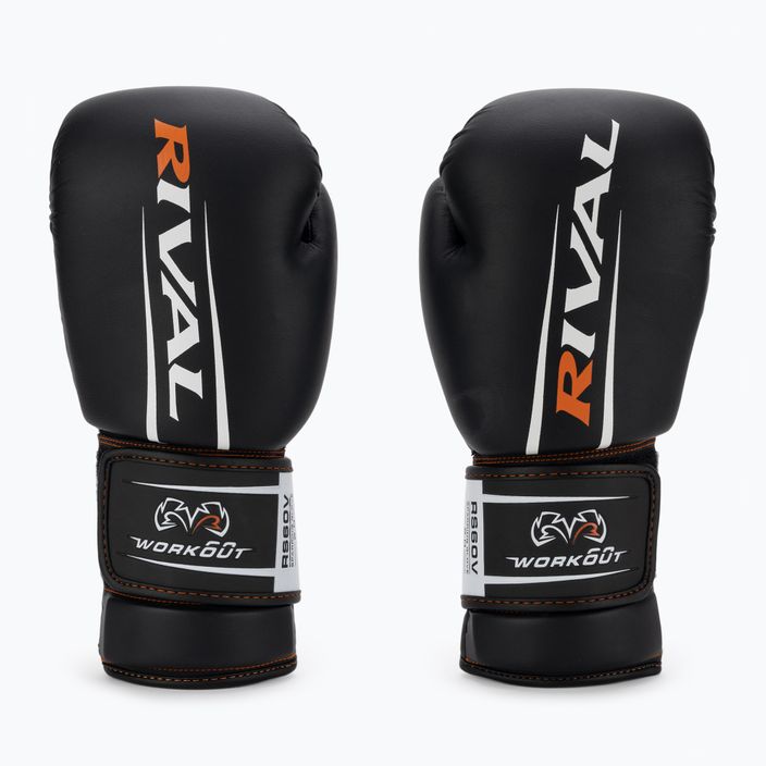boxerské rukavice Rival Workout Sparring 2.0 čierne