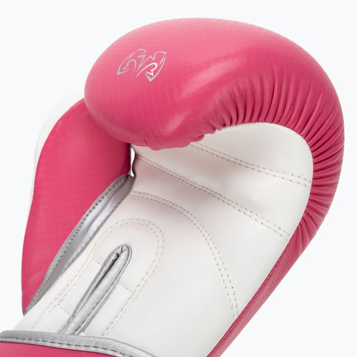 Boxerské rukavice Rival Fitness Plus Bag ružovo-biele 4