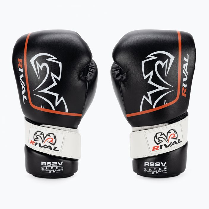 Boxerské rukavice Rival Super Sparring 2.0 čierne