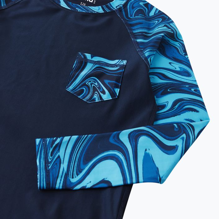 Detské plavecké tričko Reima Kroolaus čierno-modré 5200150A-6985 3