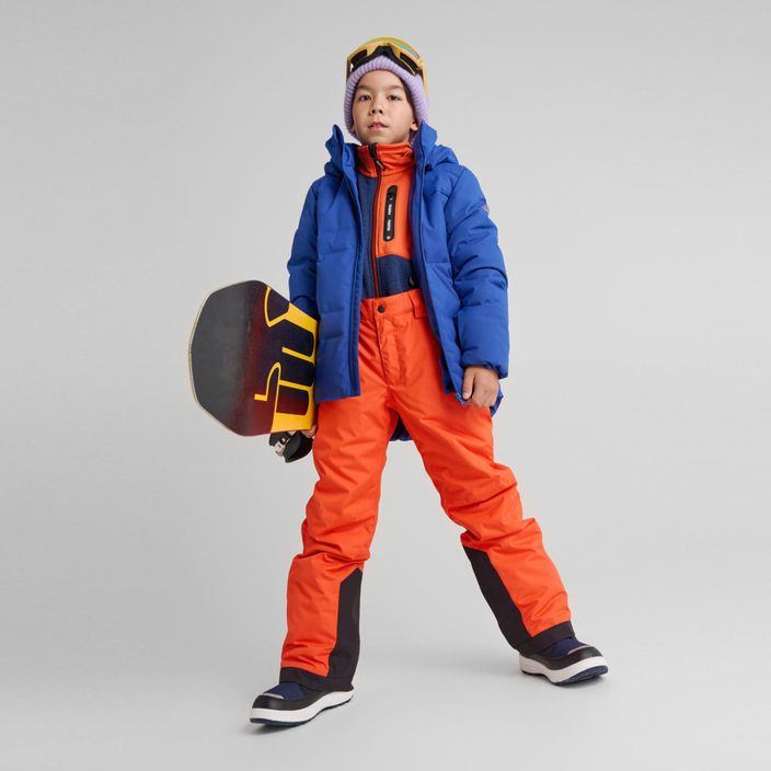 Detské lyžiarske nohavice Reima Wingon červenooranžové 11