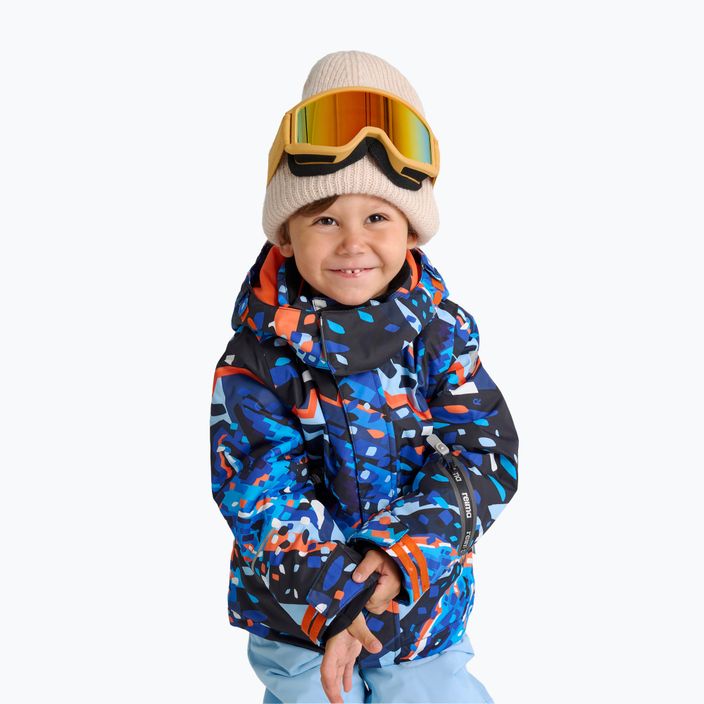 Detská lyžiarska bunda Reima Kairala black/blue 4