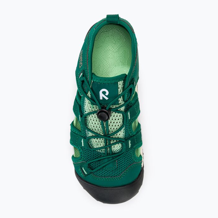 Detské sandále Reima Talsi hlbšie zelené 5