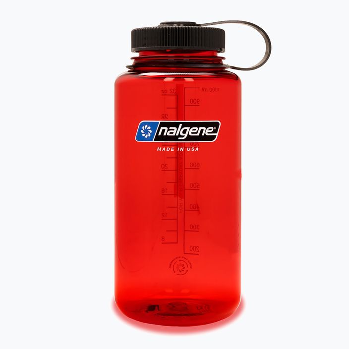 Cestovná fľaša Nalgene Wide Mouth Sustain 1000 ml červená