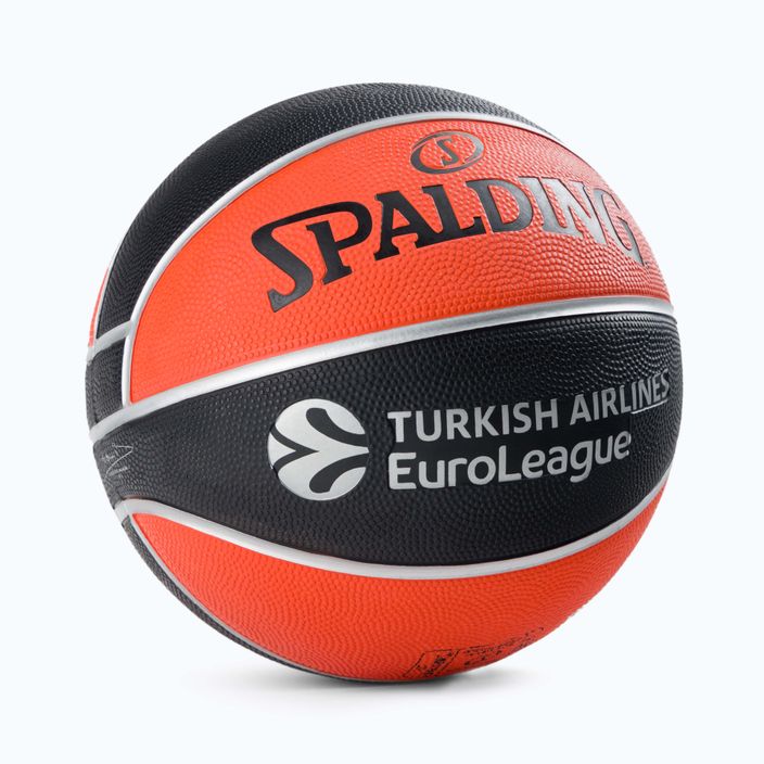 Spalding Euroleague TF-150 Legacy basketbalová lopta oranžovo-čierna 84003Z