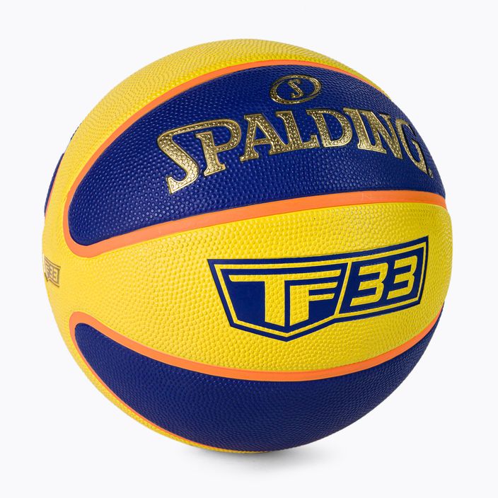Spalding TF-33 Official basketbal žlto-modrá 84352Z veľkosť 6 2