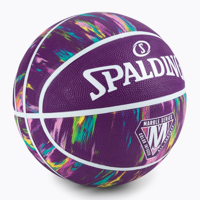 Spalding Marble purple basketball 84403Z veľkosť 7 2