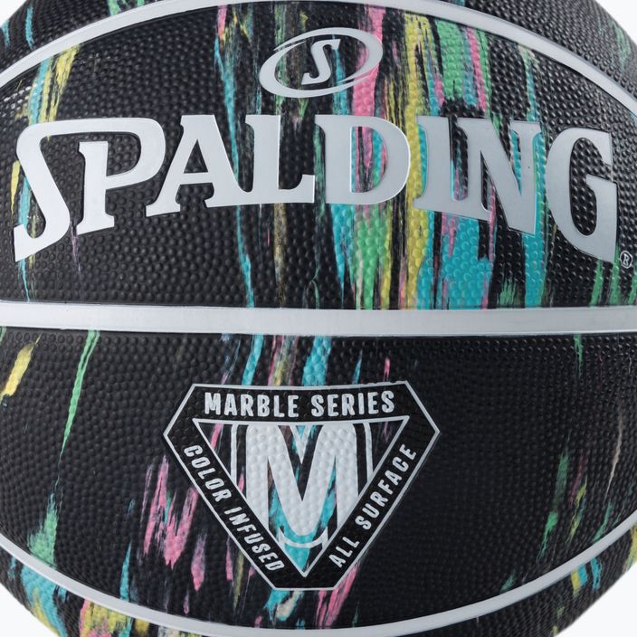 Spalding Marble basketbal čierna a farba 84405Z veľkosť 7 3