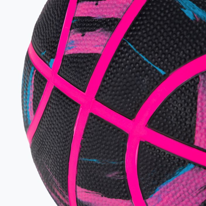 Spalding Marble basketbal čierno-ružový 84409Z veľkosť 6 2