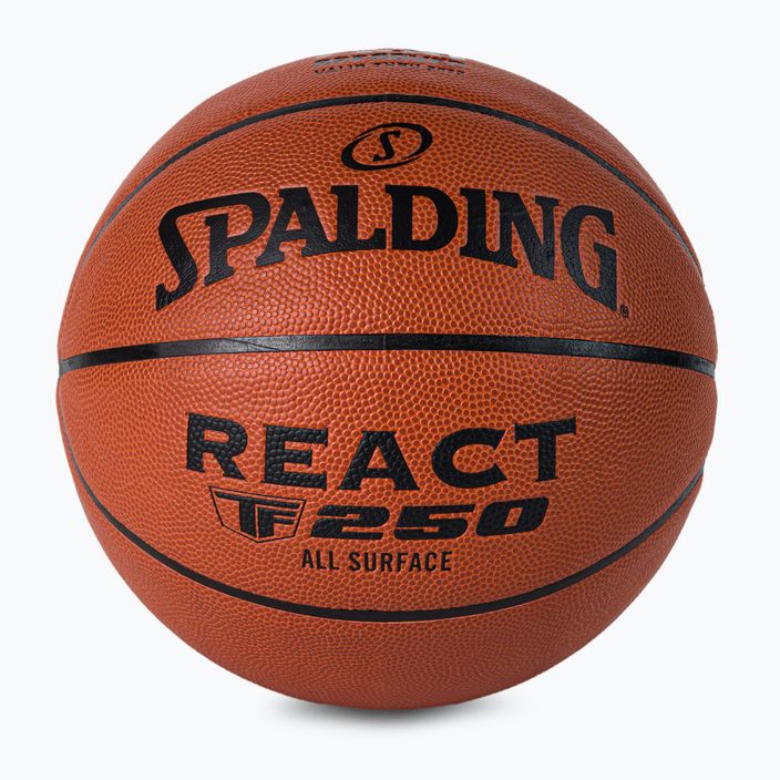 Spalding TF-250 React Logo FIBA basketbal oranžová 76967Z 2