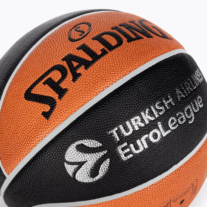 Spalding Euroleague TF-500 Legacy basketbal oranžová a čierna 84002Z veľkosť 7 3