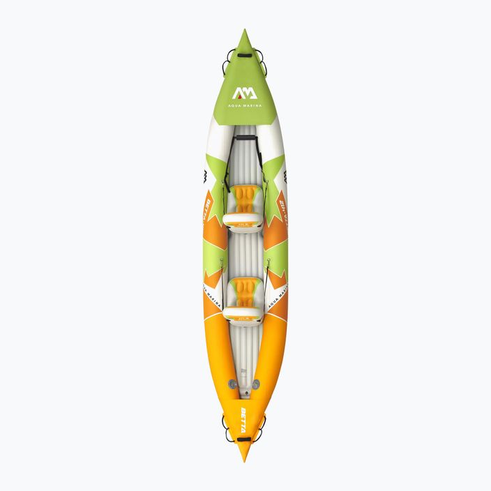 Aqua Marina Betta-412 Rekreačný oranžový 13'6″ nafukovací kajak pre 2 osoby 2