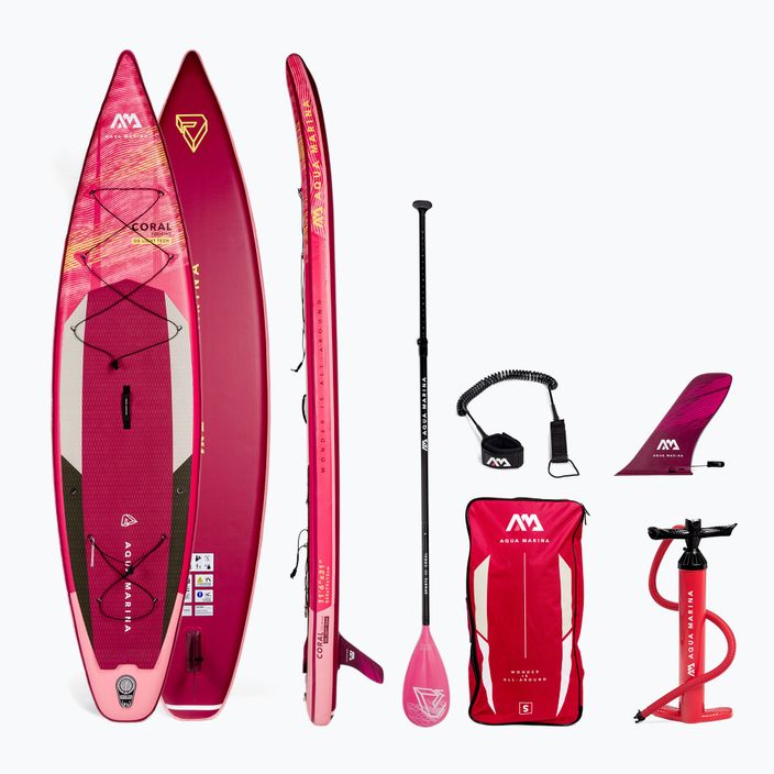 Aqua Marina Coral Touring SUP doska 3,5 m ružová BT-22CTP