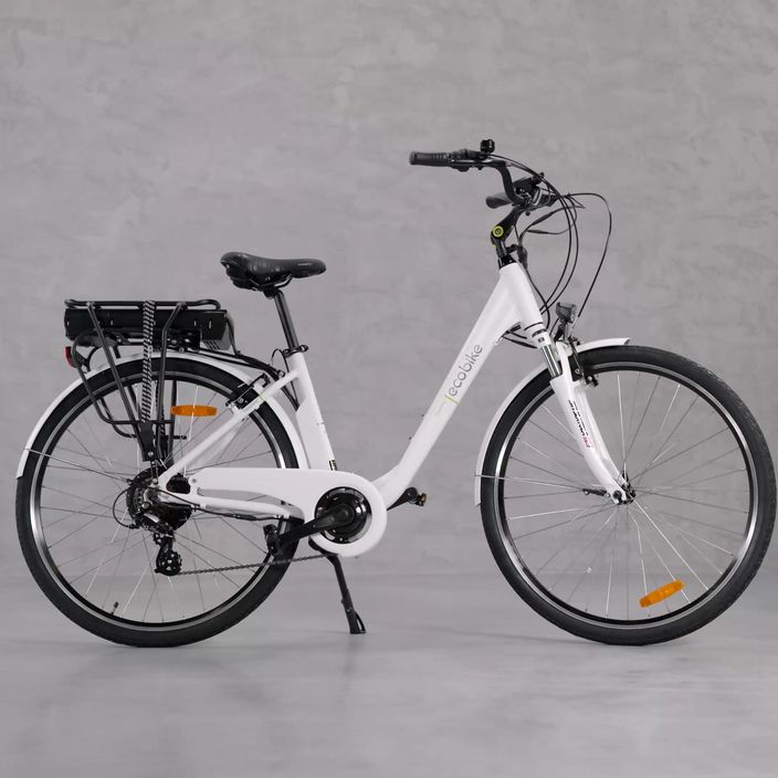 Ecobike Traffic elektrický bicykel 13Ah biely 1010105 14