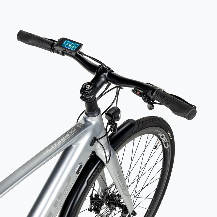 Elektrický bicykel HIMO C30R MAX strieborný 6